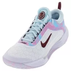 Nike Women's Zoom NXT Tennis Shoes White And Dark Beetroot