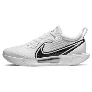 Nike Men's Zoom Pro Tennis Shoes White And Black 2 Nike Men's Zoom Pro Tennis Shoes White And Black - Image 2