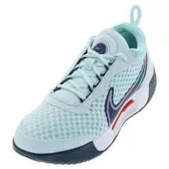Nike Men's Zoom Pro Tennis Shoes Glacier Blue And Midnight Navy 7 Nike Men's Zoom Pro Tennis Shoes Glacier Blue And Midnight Navy -Tennis Passion DH0618 400F22 S