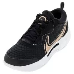 Nike Women's Zoom Pro Tennis Shoes Black And Metallic Red Bronze 19 Nike Women's Zoom Pro Tennis Shoes Black And Metallic Red Bronze -Tennis Passion DH0990 091S22 x