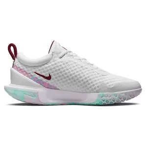 Nike Women's Zoom Pro Tennis Shoes White And Dark Beetroot 3 Nike Women's Zoom Pro Tennis Shoes White And Dark Beetroot - Image 3