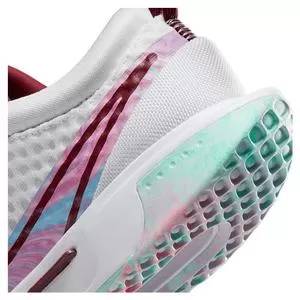 Nike Women's Zoom Pro Tennis Shoes White And Dark Beetroot 7 Nike Women's Zoom Pro Tennis Shoes White And Dark Beetroot - Image 7