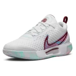 Nike Women's Zoom Pro Tennis Shoes White And Dark Beetroot 1 Nike Women's Zoom Pro Tennis Shoes White And Dark Beetroot