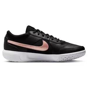 Nike Women's Zoom Court Lite 3 Tennis Shoes Black And Metallic Red Bronze 2 Nike Women's Zoom Court Lite 3 Tennis Shoes Black And Metallic Red Bronze - Image 2