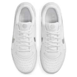 Nike Women's Zoom Court Lite 3 Tennis Shoes White And Metallic Silver -Tennis Passion DH1042 101 4