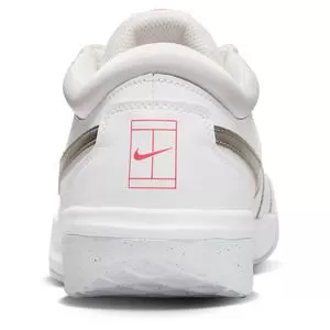 Nike Women's Zoom Lite 3 Tennis Shoes White And Metallic Pewter 5 Nike Women's Zoom Lite 3 Tennis Shoes White And Metallic Pewter - Image 5