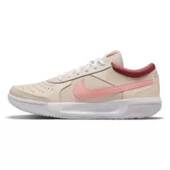 Nike Women's Zoom Court Lite 3 Tennis Shoes Pearl White And Bleached Coral