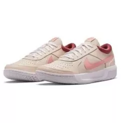 Nike Women's Zoom Court Lite 3 Tennis Shoes Pearl White And Bleached Coral -Tennis Passion DH1042 261 7
