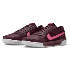 Nike Women's Zoom Court Lite 3 Premium Tennis Shoes Burgundy Crush And Pinksicle