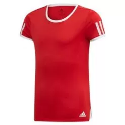 Adidas Girls` Club Tennis Top Scarlet