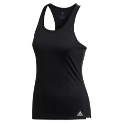 Adidas Women's Club Tennis Tank Black And Matte Silver