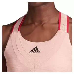 Adidas Women's HEAT.RDY Y-Back Tennis Tank Haze Coral 5 Adidas Women's HEAT.RDY Y-Back Tennis Tank Haze Coral - Image 5