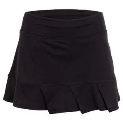 Grand Slam.gif Grand Slam Women's Essential Solid Tennis Skort With Pleated Ruffle Hem Caviar