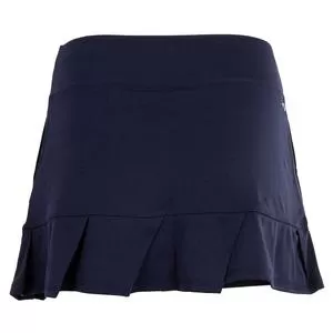 Grand Slam Women's Essential Solid Tennis Skort With Pleated Ruffle Hem Peacoat 2 Grand Slam Women's Essential Solid Tennis Skort With Pleated Ruffle Hem Peacoat - Image 2