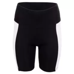 Grand Slam Women's Colorblock 9 Inch Tennis Short With Mesh Pockets Caviar