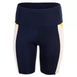 Grand Slam Women's Colorblock Tennis Biker Short With Mesh Pockets Peacoat