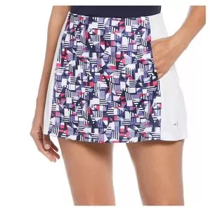 Grand Slam Women's Ace Print Tennis Skort With Back Pleats Peacoat 1 Grand Slam Women's Ace Print Tennis Skort With Back Pleats Peacoat