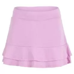 Grand Slam.gif Grand Slam Women's Essential Solid Double Flounce Tennis Skort Orchid Flower