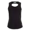 Grand Slam.gif Grand Slam Women's Essential Tennis Tank With Keyhole Back Caviar