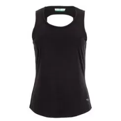 Grand Slam.gif Grand Slam Women's Essential Tennis Tank With Keyhole Back Caviar