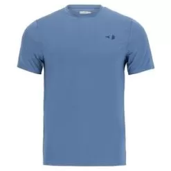 Grand Slam.gif Grand Slam Men's Pinhole Mesh Short Sleeve Tennis Crew Blue Horizon