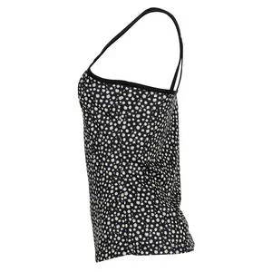 Grand Slam.gif Grand Slam Women's Daisy Printed Strappy Tennis Tank With Mesh Caviar 3 Grand Slam.gif Grand Slam Women's Daisy Printed Strappy Tennis Tank With Mesh Caviar - Image 3