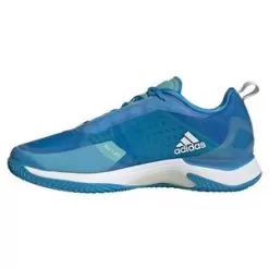 Adidas Women's Avacourt Clay Tennis Shoes Pulse Blue And Footwear White 8 Adidas Women's Avacourt Clay Tennis Shoes Pulse Blue And Footwear White -Tennis Passion GV9527 F22 2