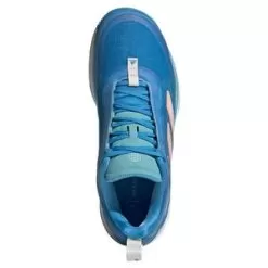 Adidas Women's Avacourt Clay Tennis Shoes Pulse Blue And Footwear White 9 Adidas Women's Avacourt Clay Tennis Shoes Pulse Blue And Footwear White -Tennis Passion GV9527 F22 3