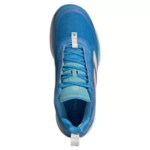 Adidas Women's Avacourt Clay Tennis Shoes Pulse Blue And Footwear White 4 Adidas Women's Avacourt Clay Tennis Shoes Pulse Blue And Footwear White - Image 4