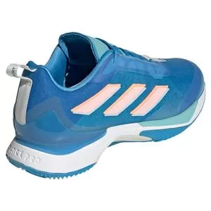 Adidas Women's Avacourt Clay Tennis Shoes Pulse Blue And Footwear White 5 Adidas Women's Avacourt Clay Tennis Shoes Pulse Blue And Footwear White - Image 5