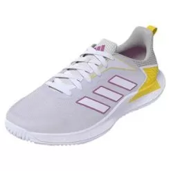 Adidas Women's Defiant Speed Tennis Shoes Footwear White With Semi Pulse Lilac