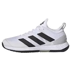 Adidas Men's Adizero Ubersonic 4 Tennis Shoes Footwear White And Core Black 2 Adidas Men's Adizero Ubersonic 4 Tennis Shoes Footwear White And Core Black - Image 2