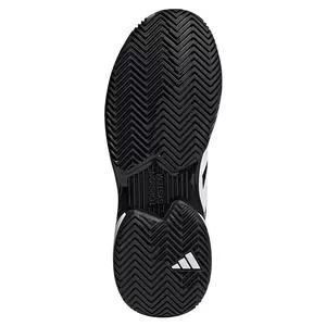 Adidas Men's CourtJam Control Tennis Shoes Core Black And Footwear White 6 Adidas Men's CourtJam Control Tennis Shoes Core Black And Footwear White - Image 6