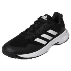 Adidas Men's GameCourt 2 Tennis Shoes Core Black And Footwear White