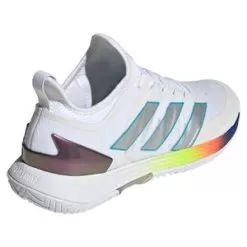 Adidas Women's Adizero Ubersonic 4 Tennis Shoes Footwear White And Silver Met -Tennis Passion GW3818 H22 41