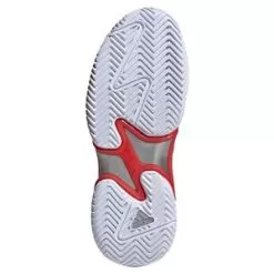 Adidas Women's Barricade Tennis Shoes Footwear White And Silver Metallic -Tennis Passion GW5034 S22 5