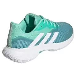 Adidas Women's CourtJam Control Tennis Shoes Easy Green And Footwear White -Tennis Passion GW6259 F22 4