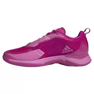 Adidas Women's Avacourt Tennis Shoes Vivid Pink And Pulse Lilac 3 Adidas Women's Avacourt Tennis Shoes Vivid Pink And Pulse Lilac - Image 3