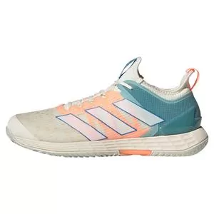 Adidas Men's Adizero Ubersonic 4 Parley Tennis Shoes Off And Footwear White 2 Adidas Men's Adizero Ubersonic 4 Parley Tennis Shoes Off And Footwear White - Image 2