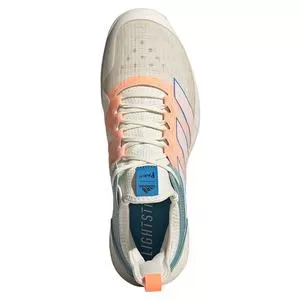 Adidas Men's Adizero Ubersonic 4 Parley Tennis Shoes Off And Footwear White 4 Adidas Men's Adizero Ubersonic 4 Parley Tennis Shoes Off And Footwear White - Image 4