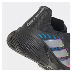 Adidas Men's Barricade Tennis Shoes Core Black And Silver Met -Tennis Passion GY1445 H22 4