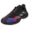 Adidas Men's Barricade Tennis Shoes Core Black And Silver Met