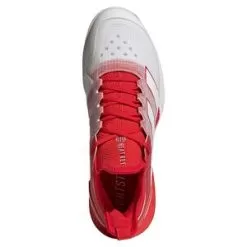 Adidas Men's Adizero Ubersonic 4 HEAT.RDY Tennis Shoes Vivid Red And Footwear White -Tennis Passion GY3998 H22 3