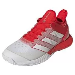 Adidas Men's Adizero Ubersonic 4 HEAT.RDY Tennis Shoes Vivid Red And Footwear White