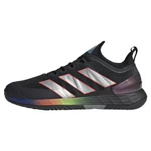 Adidas Men's Adizero Ubersonic 4 HEAT.RDY Tennis Shoes Core Black And Silver Metallic 2 Adidas Men's Adizero Ubersonic 4 HEAT.RDY Tennis Shoes Core Black And Silver Metallic - Image 2