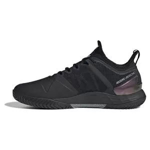 Adidas Men's Adizero Ubersonic 4 HEAT.RDY Tennis Shoes Core Black And Silver Metallic 3 Adidas Men's Adizero Ubersonic 4 HEAT.RDY Tennis Shoes Core Black And Silver Metallic - Image 3