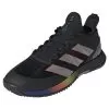 Adidas Men's Adizero Ubersonic 4 HEAT.RDY Tennis Shoes Core Black And Silver Metallic