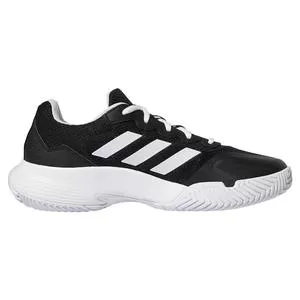 Adidas Women's GameCourt 2 Tennis Shoes Core Black And Footwear White 3 Adidas Women's GameCourt 2 Tennis Shoes Core Black And Footwear White - Image 3