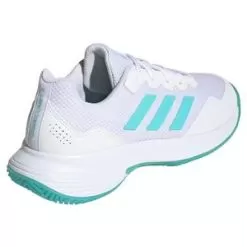 ADIDAS Adid Women's GameCourt 2 Tennis Shoes Footwear White And Pulse Aqua -Tennis Passion GZ0700 S22 4