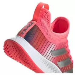 Adidas Women's Defiant Generation Tennis Shoes Turbo And Silver Metallic 10 Adidas Women's Defiant Generation Tennis Shoes Turbo And Silver Metallic -Tennis Passion GZ0704 S22 4